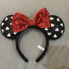 ディズニー カチューシャ ミニー ハート スパンコールのサムネイル