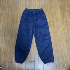 UNIQLO パンツ　ネイビーのサムネイル