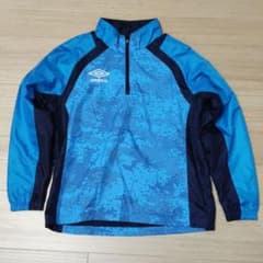 UMBRO　Jr.ラインドサーモハーフジップトップ　140cmのサムネイル