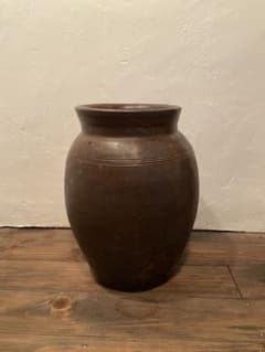 唐津焼 古甕 花器利用向け 枝物生け 陶器 高さ38cmのサムネイル
