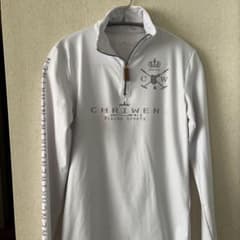 Chriwen 乗馬用シャツ Sサイズ ホワイト