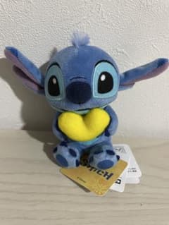 ディズニー　スティッチ　ファンカラ　マスコット　ぬいぐるみ　黄色　イエローのサムネイル