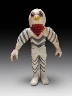 【絶版】ウルトラマン 怪獣 ガッツ星人 ソフビ 1983 BANDAIのサムネイル