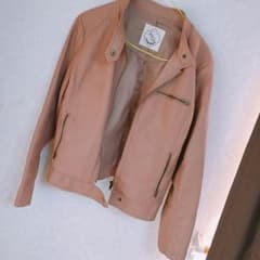 レザージャケット ピンクのサムネイル