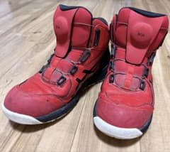 ASICS BOA 安全靴 JSAA A 赤 - メルカリ