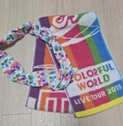 E-girls LIVE TOUR 2015 タオル　ヘアバンドのサムネイル