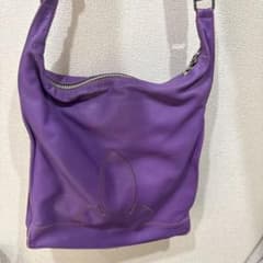 クロムハーツジッパー付きショルダーバッグ　紫のサムネイル
