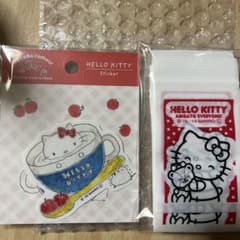 サンリオ ハローキティ シール　おまけジップロックminiレトロ