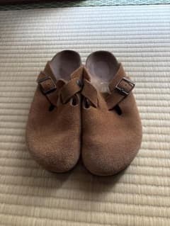 BIRKENSTOCK スエード サボサンダル ブラウン 240 - メルカリ