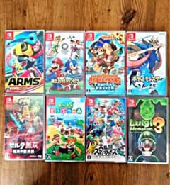 おまけ付き！Nintendo Switch ソフトまとめ売りのサムネイル