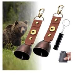 熊鈴 2個セット 軽量30g 消音磁石付き 熊よけ鈴 完全防水 - メルカリ