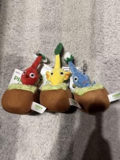 ピクミン 引っこ抜きぬいぐるみマスコット 3種セット