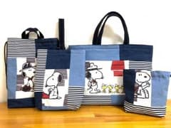 【バラ売り可◎】入園・入学セット  スヌーピー☆デニムのサムネイル