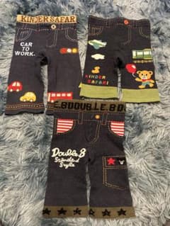 MIKIHOUSE KINDER SAFARI パンツ 3点セットのサムネイル
