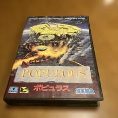 メガドライブ】ポピュラス セガ レトロゲーム 箱あり 説明書あり