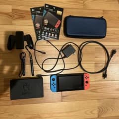 s*u様 Nintendo Switch 本体 ネオンブルー ネオンレッド 中古 - メルカリ