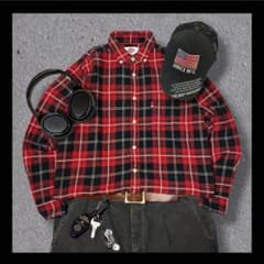 Dickies 넬 체크 셔츠 시티 보이 c-boy style