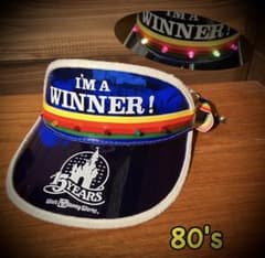 激レア　1986 DISNEY WORLD 15周年　サンバイザー　ディズニー