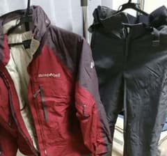 レディース用モンベル登山ウェア、上下セットのサムネイル