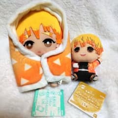 鬼滅の刃 我妻善逸 ともぬい おやすみver. ぬいぐるみ 2点セット