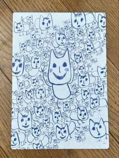 고양이 호호 공식 일러스트 캐릭터 클리어 케이스 귀등의 냉철