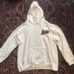 MOBB モブ パーカー XL ホワイト ビッグロゴ ハート ストリートのサムネイル