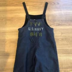 【最終値下げ】40s USNAVY デッキパンツ　ネイビーのサムネイル