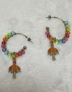 [ANNA SUI] 우산 매력 후프 귀걸이