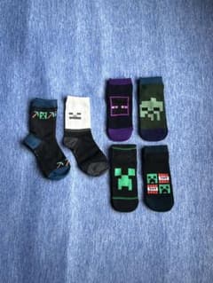 マインクラフト 靴下 ６足セット　19〜24㎝のサムネイル