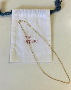 my apparel マイアパレル ペタルチェーンネックレス k18 紗栄子のサムネイル