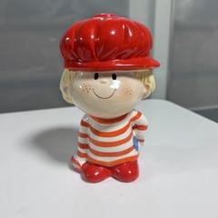 サンリオ - サンリオ　レトロ　1985年製　チビクレカンパニー　陶器製貯金箱 サンリオ レトロ 1985年製 チビクレカンパニー 陶器製貯金箱