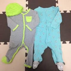 足つきロンパース2枚セットのサムネイル