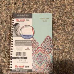 アメリカで購入★2018スケジュール帳のサムネイル