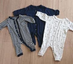 H&M ベビー カバーオール  3点 60cmのサムネイル