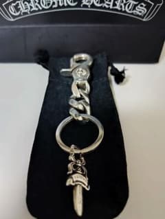 CHROME HEARTS クロムハーツクラシックショートキーチェーン原本無修正