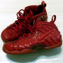 お値下げ！ナイキ foam posite pro gym red 26.5のサムネイル