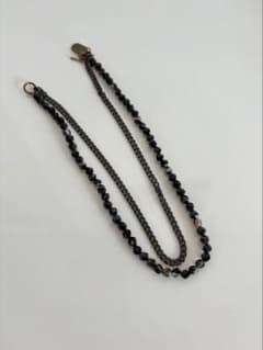 Yohji Yamamoto オニキス ネックレス ヨウジヤマモト 2way - メルカリ