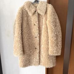 極美品✨ザラ フェイクプードルファーコート テディベア ベージュ L 