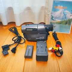 動作確認済】 SONY Hi8 高画質 ビデオカメラ ACアダプター セット