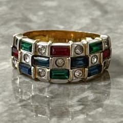 [Vintage] Multicolor Design Ring
