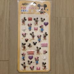 新品】Disney Mickey & Friends Pukupuku Sealのサムネイル