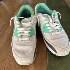 Nike Air Max ホワイト/グリーン スニーカーのサムネイル