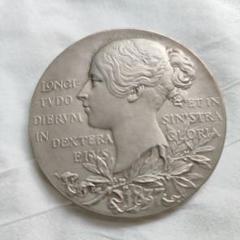【超逸品】1897 イギリス ビクトリア ヤングヘッド 大型 銀 メダル 超逸品】1897 イギリス ビクトリア ヤングヘッド 大型 銀 メダル