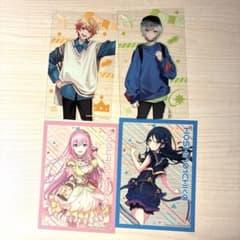 天馬司　日野森志歩　星乃一歌　巡音ルカ　アニメイト購入特典クリアシートのサムネイル