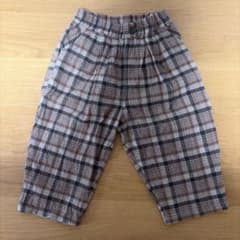90cmテータテート teteatete バースデイ 男の子 長ズボン　チェックのサムネイル