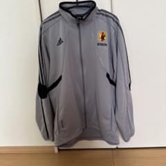 日本代表　ジャージ トラックジャケット　Lサイズ　JFA グレー adidas 日本代表 ジャージ トラックジャケット Lサイズ JFA グレー