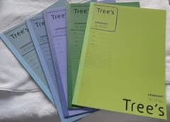 Tree's ノート 5色セットのサムネイル