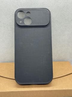 iPhone15 용 케이스 블랙 심플