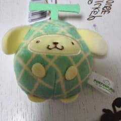 ポムポムプリン メロン型 ぬいぐるみのサムネイル