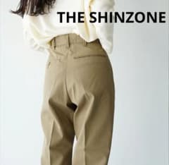 シンゾーン　THE SHINZONE　ハイウエスト チノパンツ　レディース
